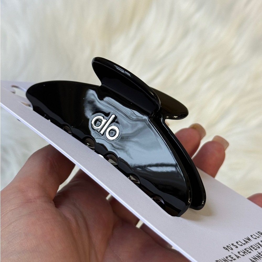 ALO Yoga Black Hair Claw Clip Black New